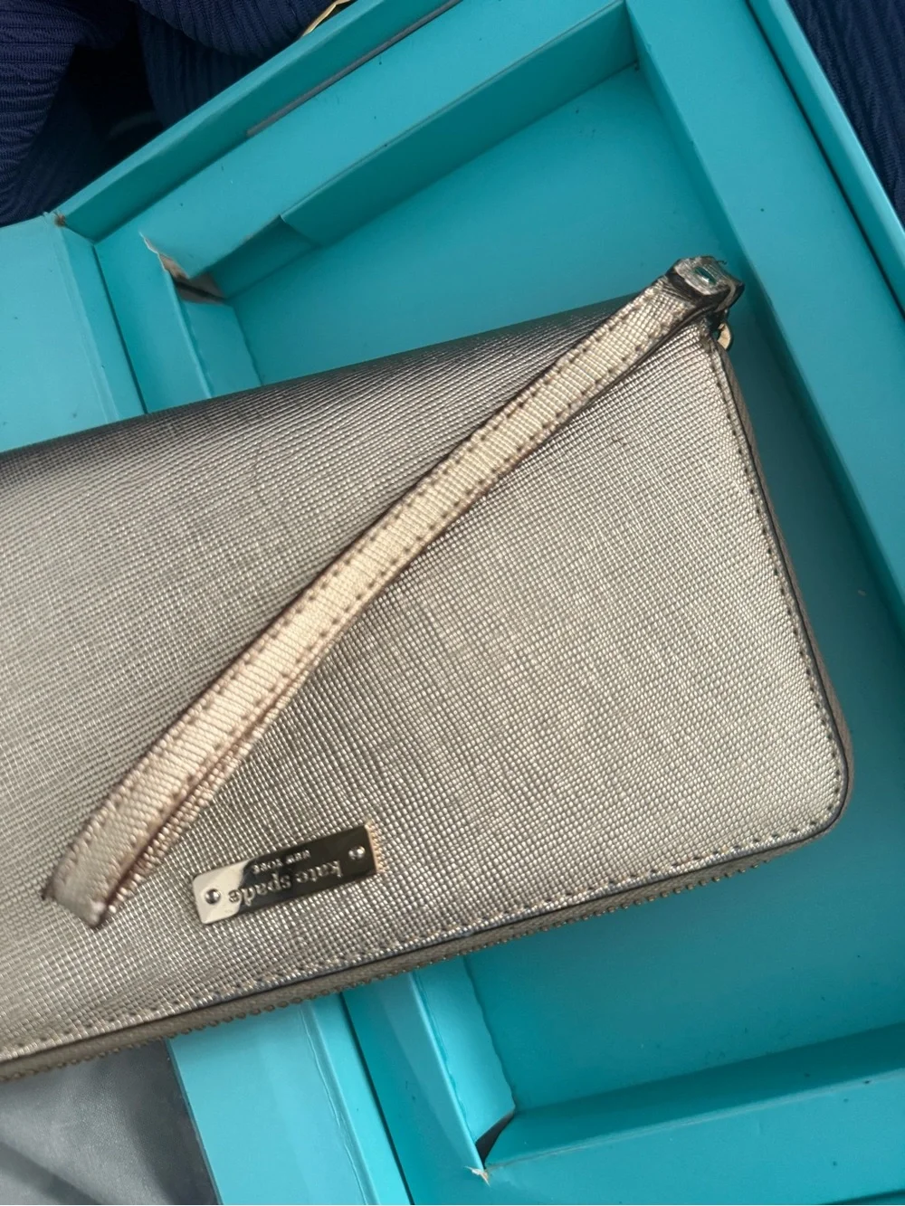 kate spade compact metallic